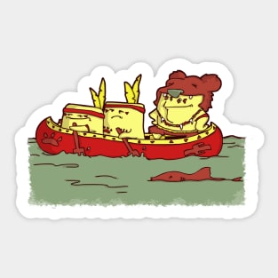 Indian Canoe Sticker